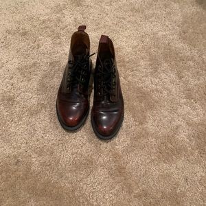 Patent leather boots. Airwair edition Dr. Martens.